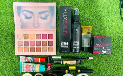 11-in-1 Complete Makeup Kit for Women | Eyeshadow, Foundation, Primer, Concealer, Mascara, Lip & Nail Essentials