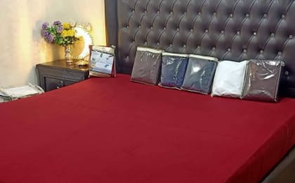 King Size Waterproof Mattress Protector - Terry Fabric, PU Laminated, Joint-Free 72x78" Fitted Cover