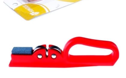 Multi-Purpose Knife & Scissor Sharpener – Durable ABS Hand Tool