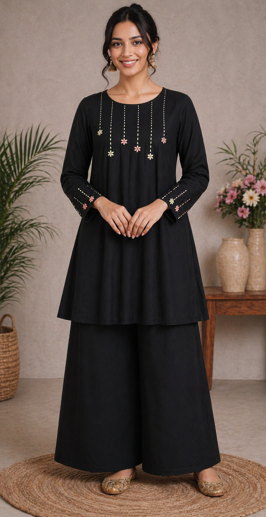 Aura Embroidered 2 piece Stitched