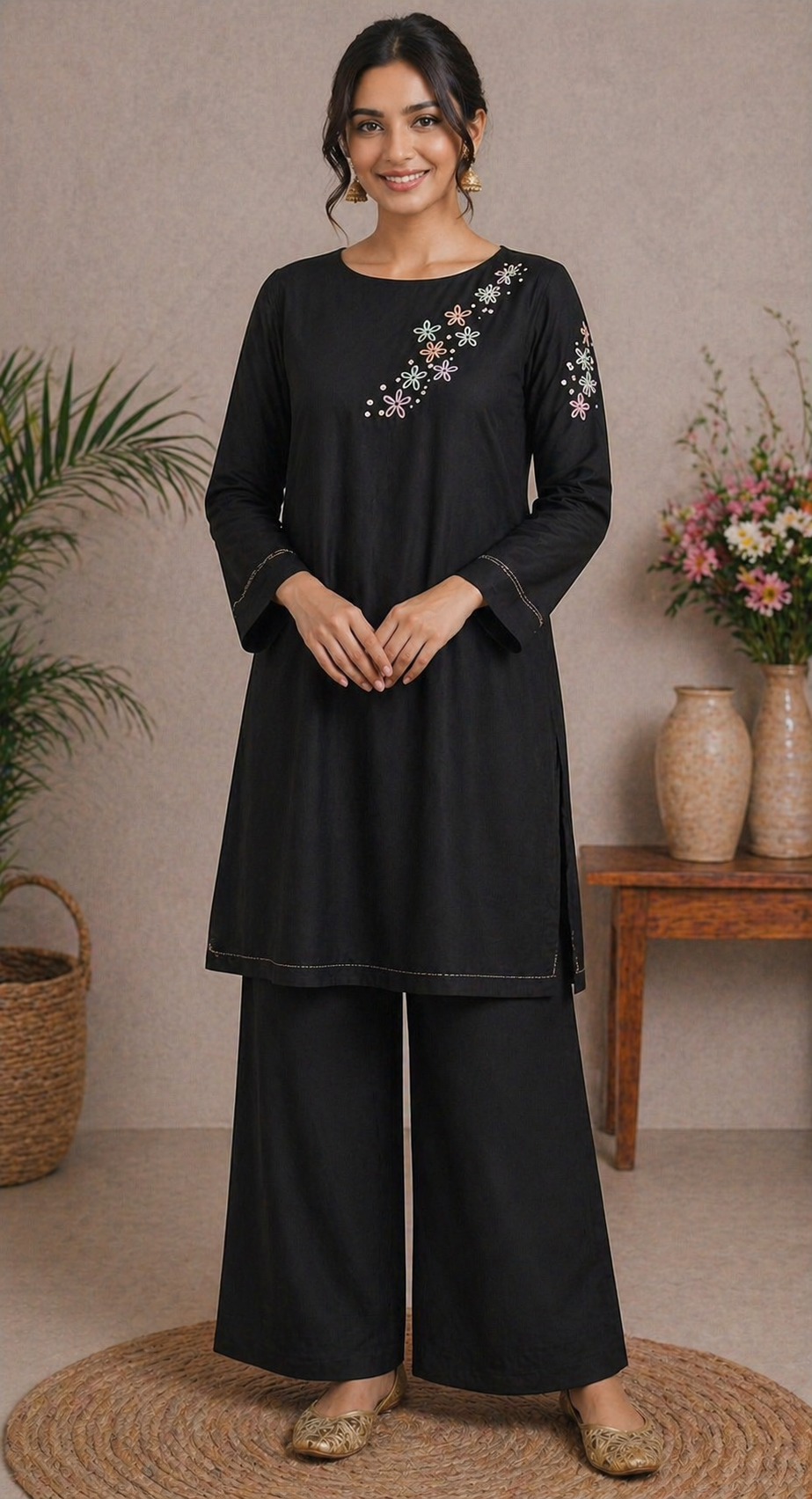 Aster Embroidered 2PC Lawn Dress