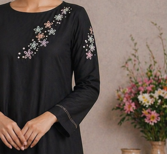 Aster Embroidered 2PC Lawn Dress