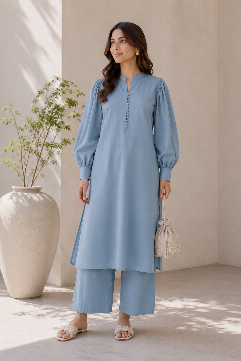 Azure Bloom 2PC Stitched