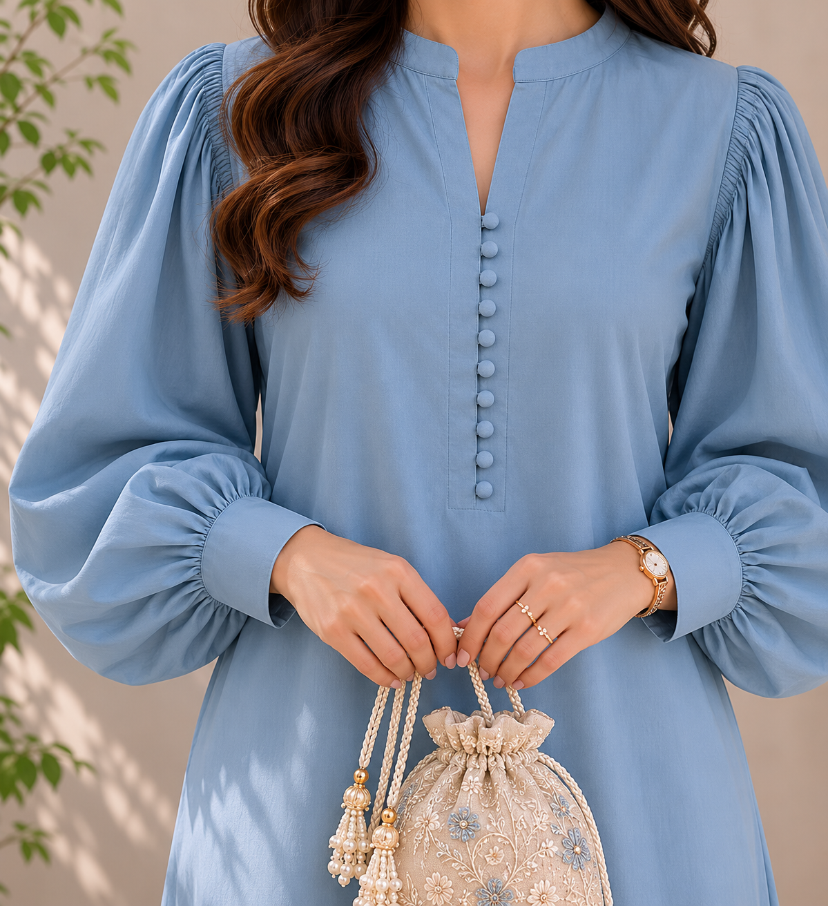 Azure Bloom 2PC Stitched