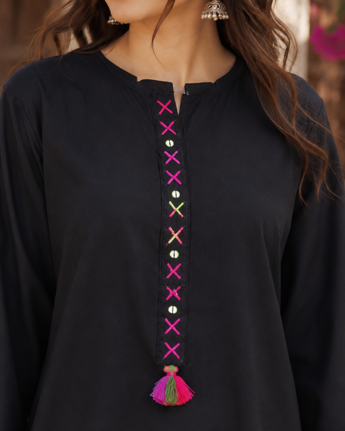 Classic Black 2PC Stitched