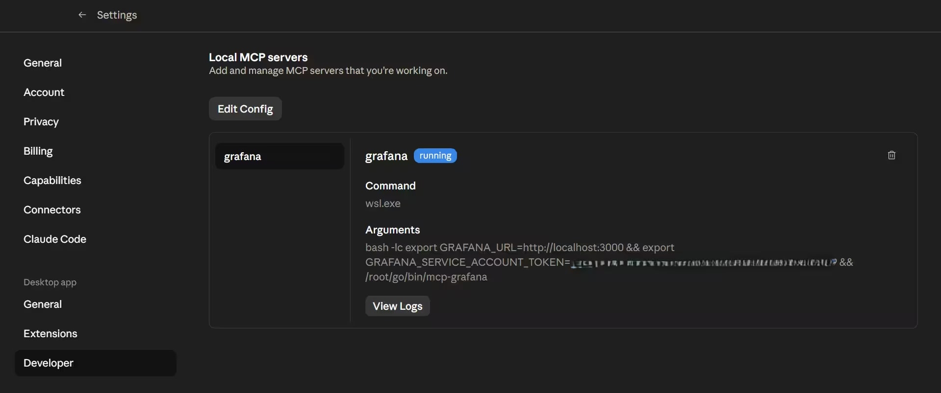 Claude MCP Config
