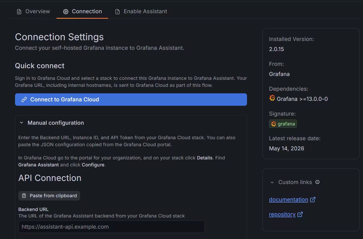 Grafana Ai Assistant Connection