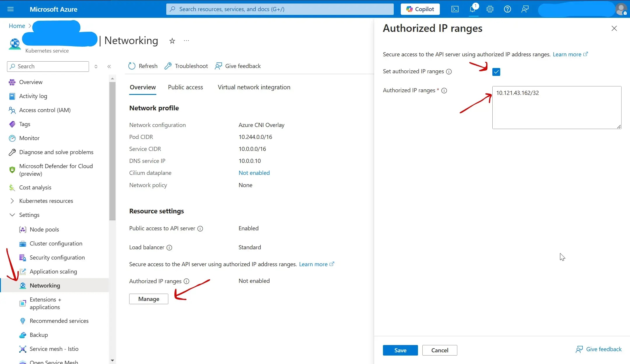 Whitelisting IP address of the tailscale exit node VM