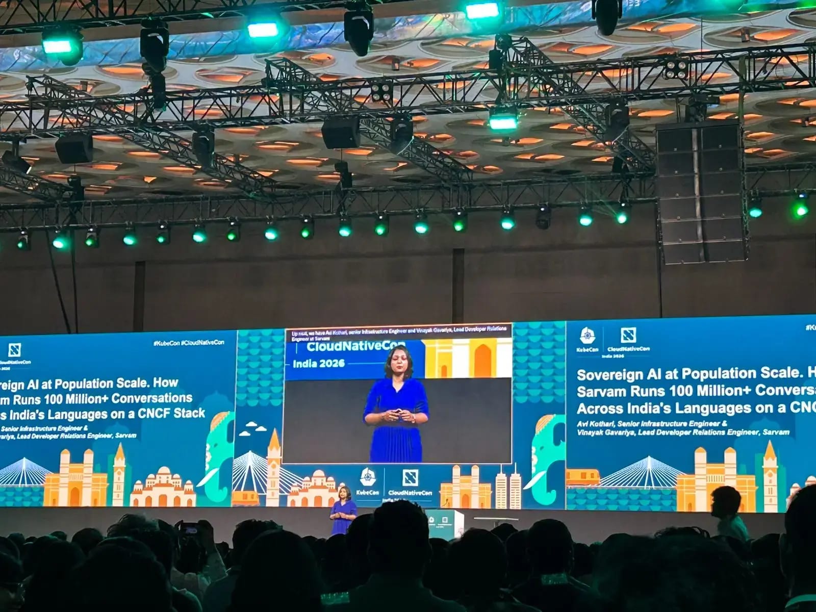 Keynote stage at KubeCon India 2026