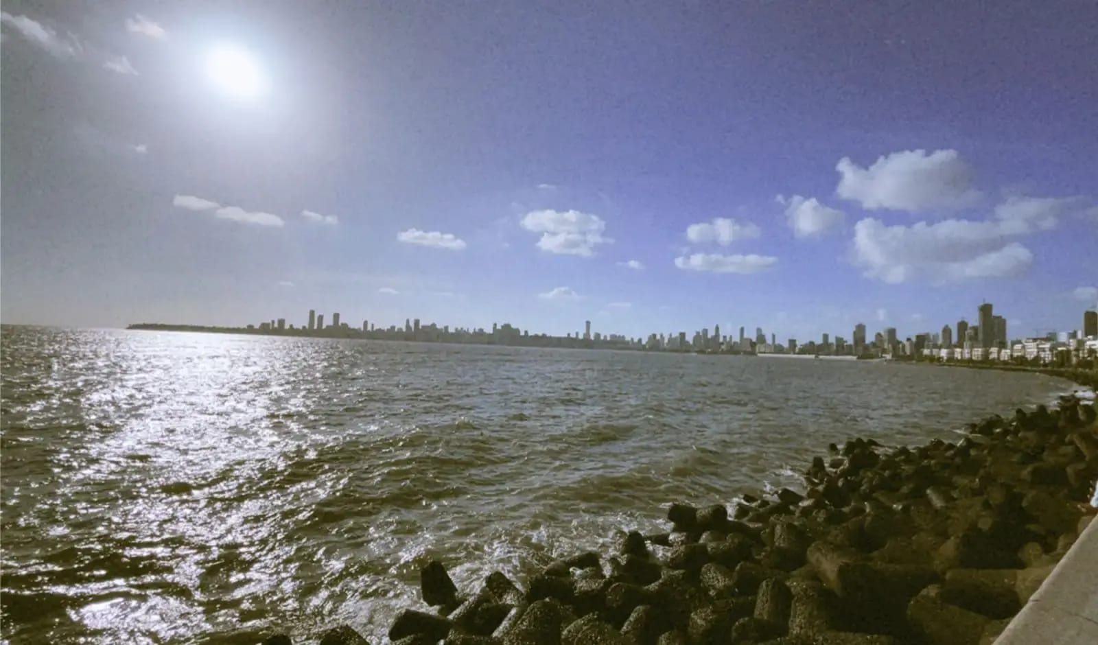 Mumbai skyline from the Marine Drive