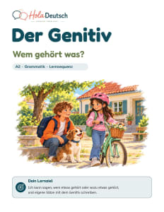 Wem gehört was? – Der Genitiv