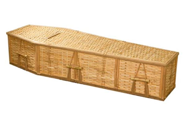 bamboo coffin