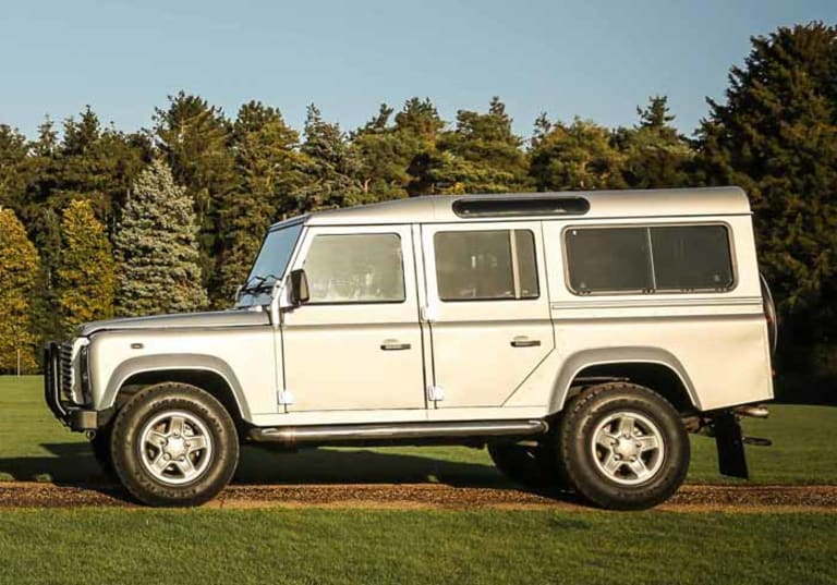 Landrover hearse