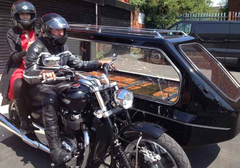 Motorcycle Sidecar Hearse