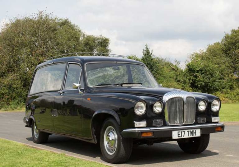 Vintage Daimler hearse