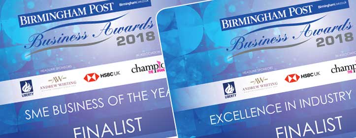 Shortlisted - Birmingham Post Awards