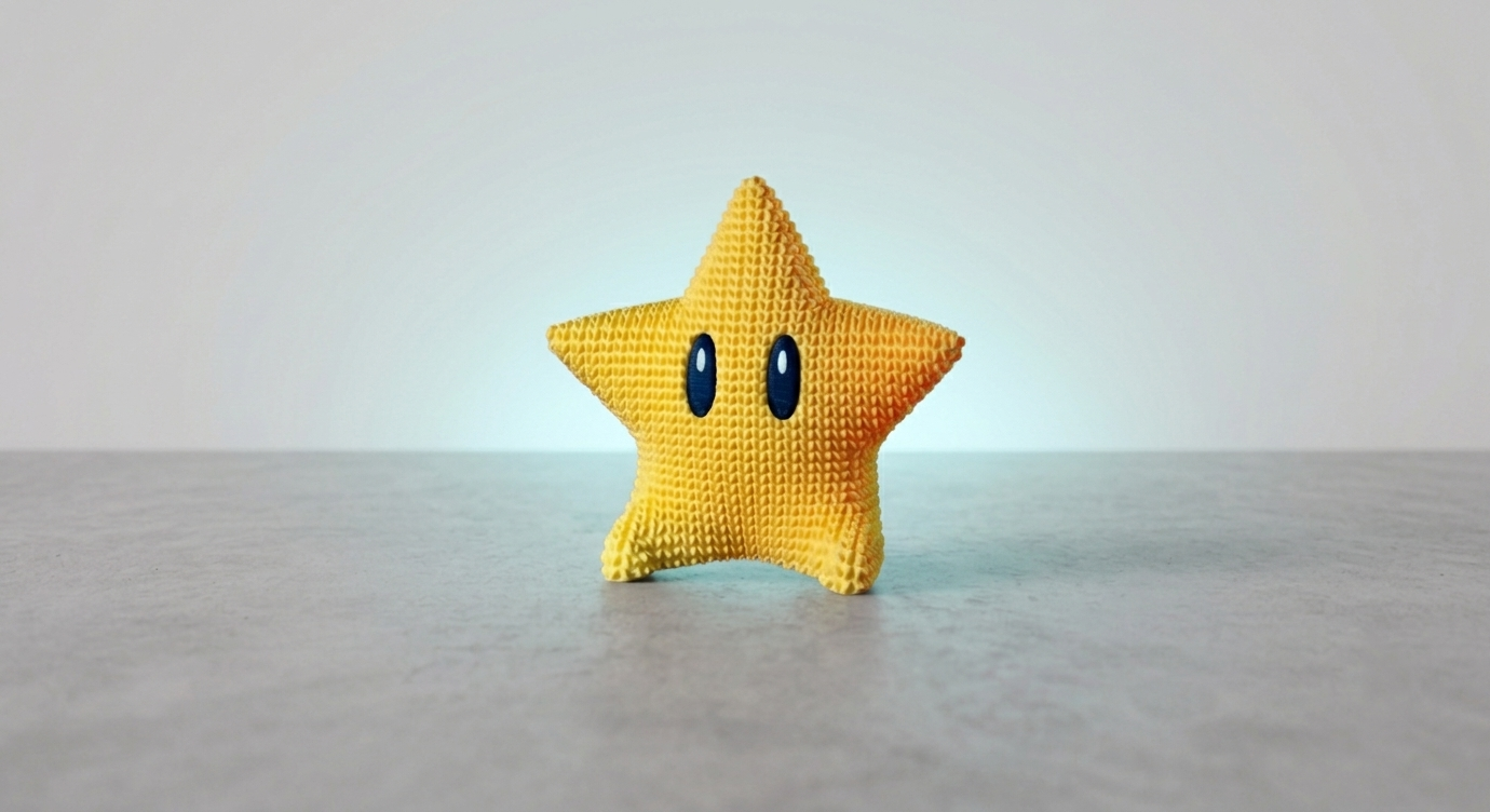 Estrella Mario Bros Con Textura