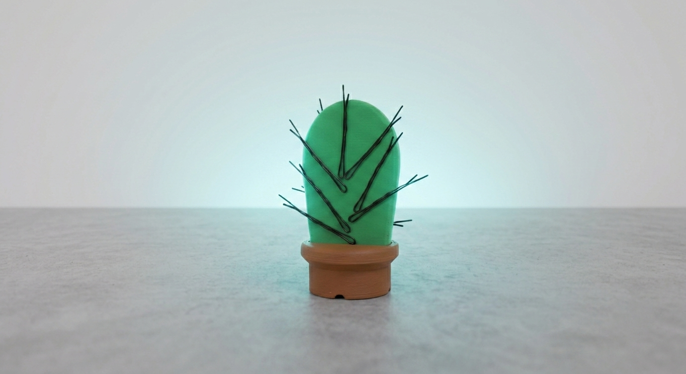 Organizador De Clips Cactus Magnético