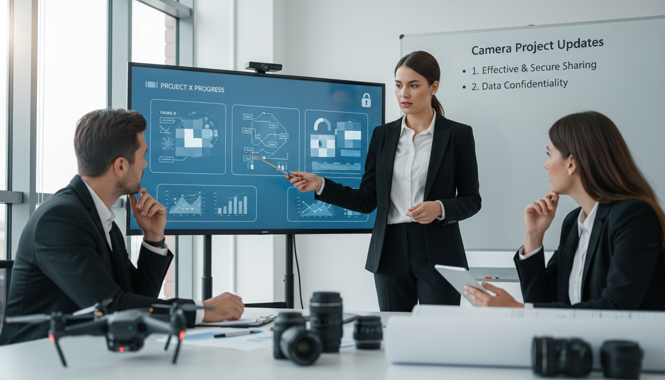 مشاركة تحديثات مشروع الكاميرات مع العميل دون كشف بيانات حساسة - مقدمة: تحديات مشاركة تحديثات مشروع الكاميرات مع العميل بفعالية وأمان