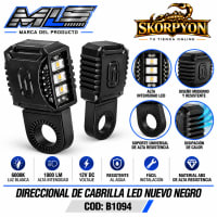 Direccional de Cabrilla Led Nuevo 6000K-1000LM NEGRO