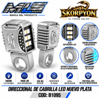 Direccional de Cabrilla Led Nuevo 6000K-1000LM PLATA