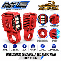 Direccional de Cabrilla Led Nuevo 6000K-1000LM ROJA