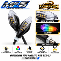 Direccional Tipo Amuleto RGB ZXD-02