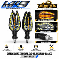 Direccional Tridente ZXD-13 Amarillo-Blanco