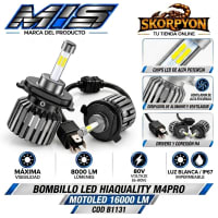 Bombillo 16000 M4 Pro Mini 8000LM