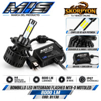 Bombillo LED Integrado Flasheo 80000LM MT8-D Motoled