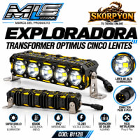 Exploradora Transformer Optimus Cinco Lentes 6500K 30000LM