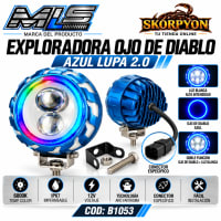 Exploradora Ojo de Diablo Lupa 2.0 600OK-3000LM AZUL