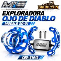 Exploradora Ojo de Diablo AZUL 6500K-2000LM