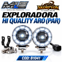 Exploradora Hi Quality Aro (Par) BLANCO 6500K-6000LM 