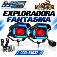 Exploradora Fantasma Multifuncional 6500K-20000LM