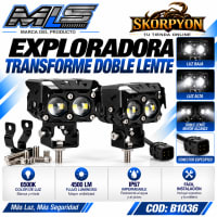 Exploradora Transforme Doble Lente 6500K-4500LM