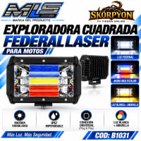 Exploradora Cuadrada Federal Laser 6.500K-4800LM
