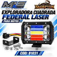 Exploradora Cuadrada Federal Laser 6.500K-4800LM