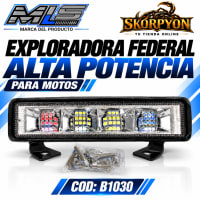 Exploradora Federal Alta Potencia 6000K-6000LM