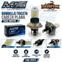 Bombillo Triceta Cabeza Plana