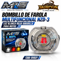 Bombillo de Farola Multifuncional NZD-3 6500K-1800LM 