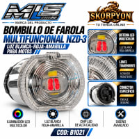 Bombillo de Farola Multifuncional NZD-3 6500K-1800LM 