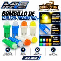 Bombillo de Tablero-Tacómetro 6000K-3000LM (Unidad)