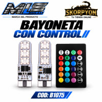 Bayoneta / Cocuyo LED RGB con Control Remoto ( Unidad)