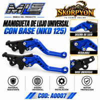 Manigueta de Lujo Universal con Base (AKT NKD 125) Azul