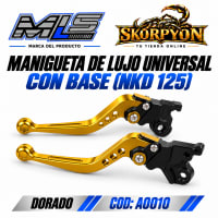 Manigueta de Lujo Universal con Base (NKD 125) Dorado