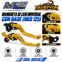 Manigueta de Lujo Universal con Base (NKD 125) Dorado