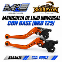 Manigueta de Lujo Universal con Base (NKD 125) Naranja
