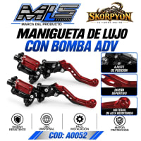 Manigueta de Lujo con Bomba ADV - Rojo