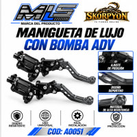 Manigueta Lujo con Bomba ADV-Plateado